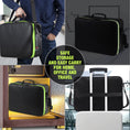 Cargar la imagen en la vista de la galería, ROLOWAY Bolsa para documentos ignífuga multicapa con cerradura (17 x 12 x 5 pulgadas)