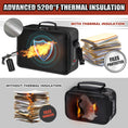 Cargar la imagen en la vista de la galería, Fireproof bag 5200°F AL | Multilayer | Black | XL
