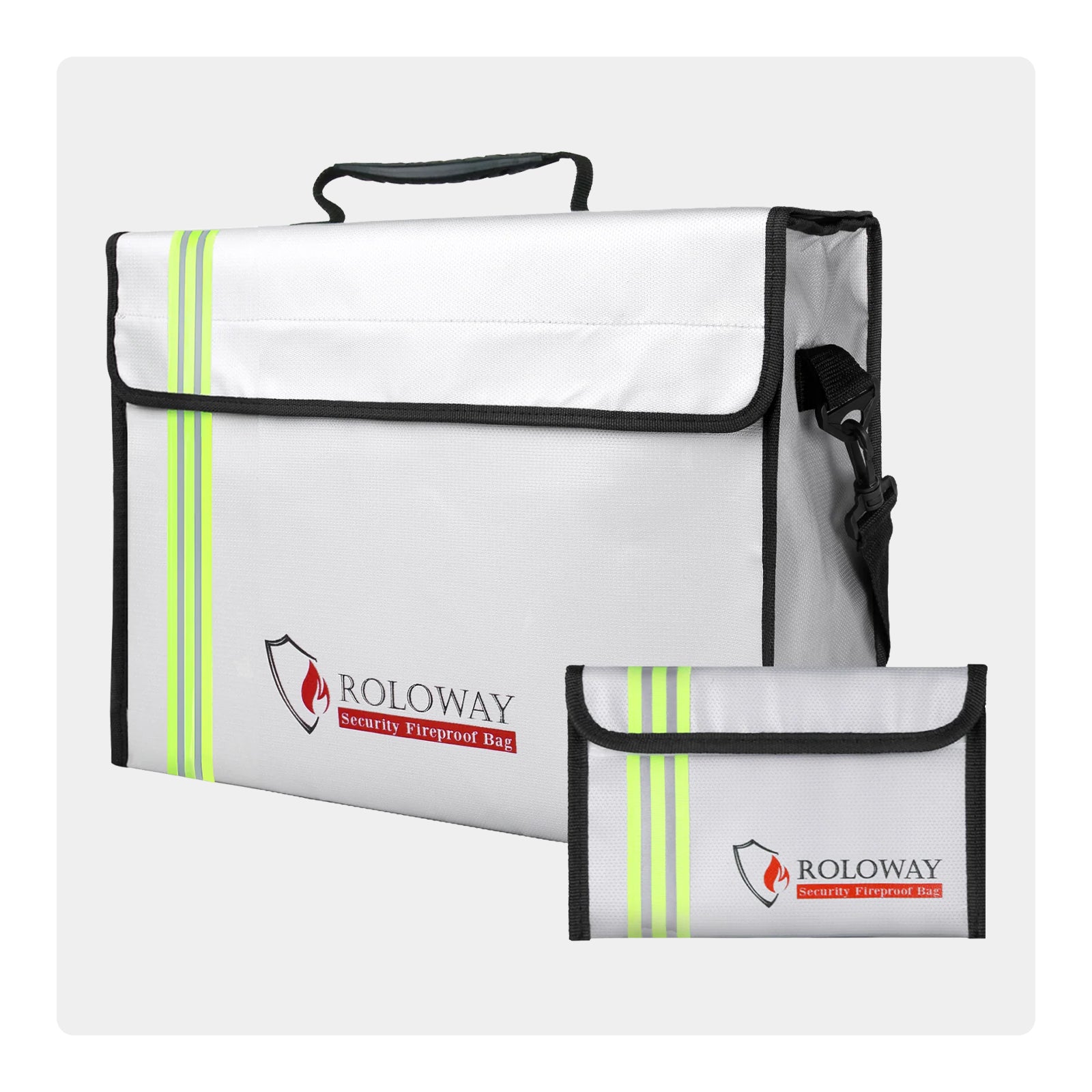 Fireproof bag | Silver | XL