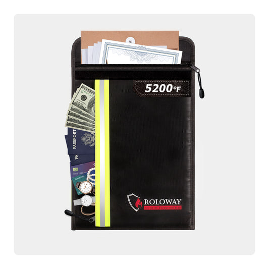 Fireproof bag 5200°F AL | Black | Rectangle L