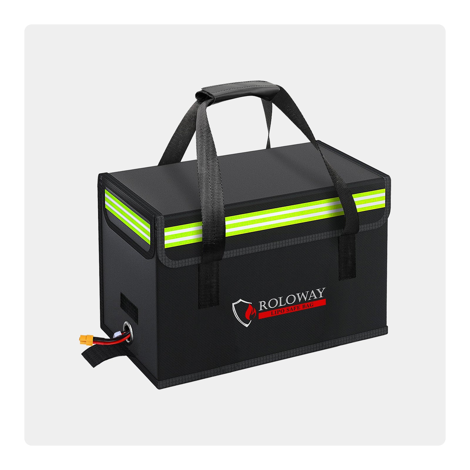 Bolsa ignífuga para batería ROLOWAY Lipo (15 x 8,5 x 10 pulgadas)
