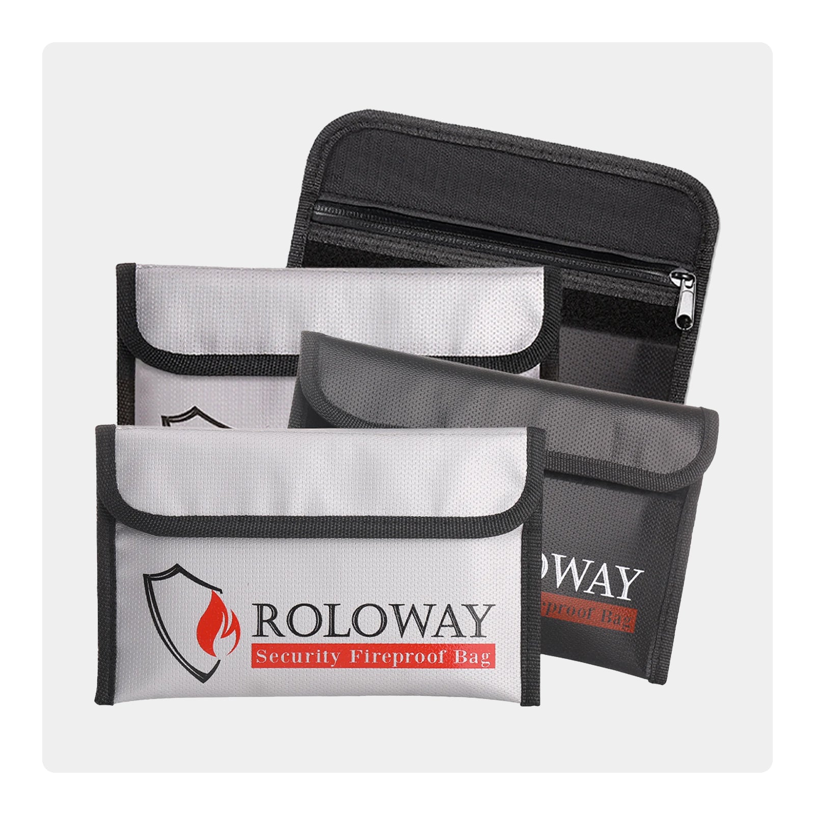 Fireproof money pouch | 4-pack