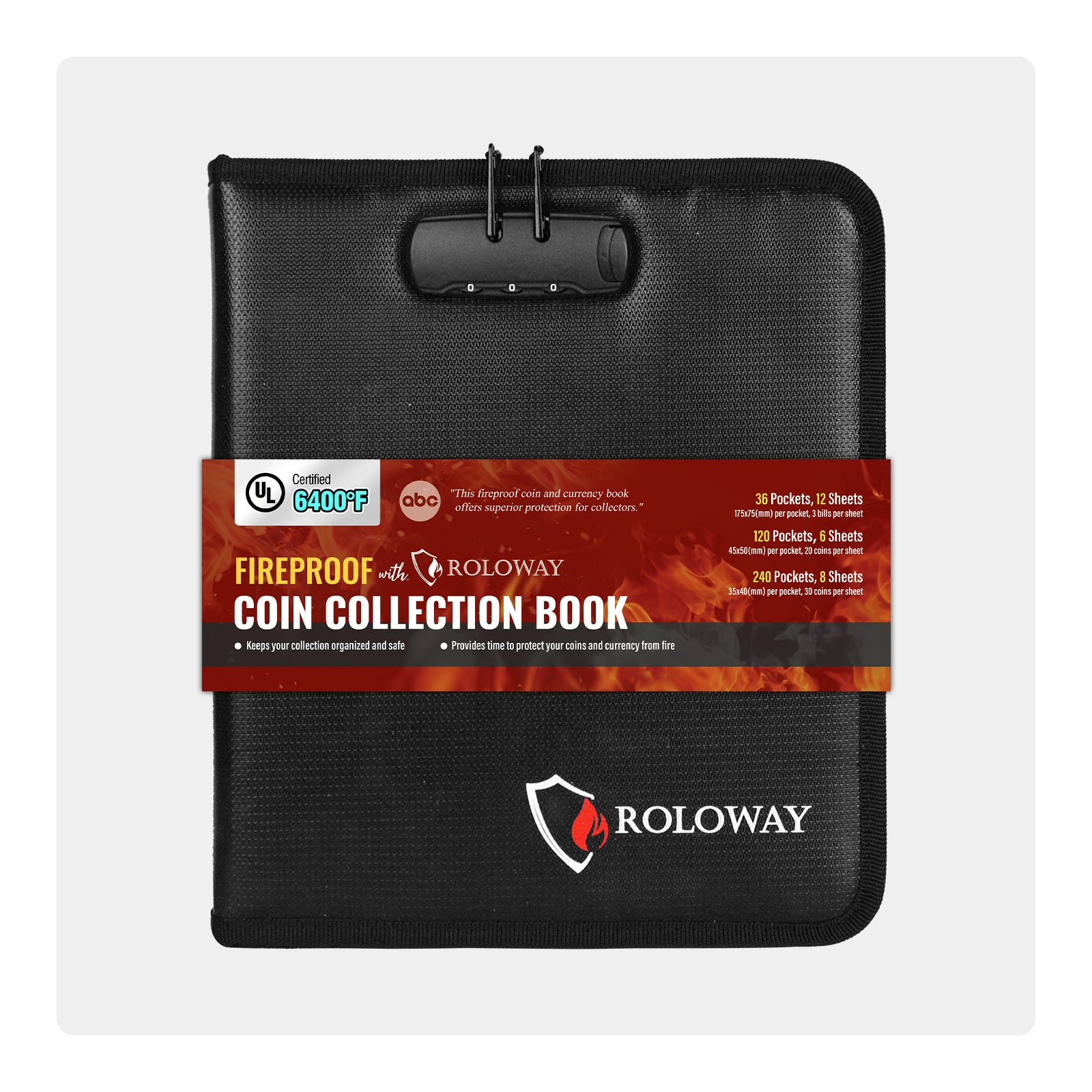 Coin Collection Book 6400°F AL