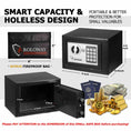 Cargar la imagen en la vista de la galería, ROLOWAY SAFE steel small money safe box with fireproof cash bag bundle2