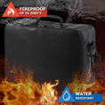 Load image into Gallery viewer, ROLOWAY multi-layer fireproof document bag with lock, 17 x 12 x 5 inches1