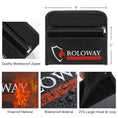Cargar la imagen en la vista de la galería, ROLOWAY SAFE steel small money safe box with fireproof cash bag bundle, 2-pack black1