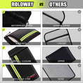 Cargar la imagen en la vista de la galería, ROLOWAY Fireproof Document Bag 15x11 inch with Dual Pockets and Reflective Strip in Black8