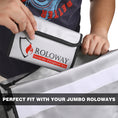 Charger l'image dans la visionneuse de la galerie, ROLOWAY SAFE small silver fireproof money bag 5x8 inches1