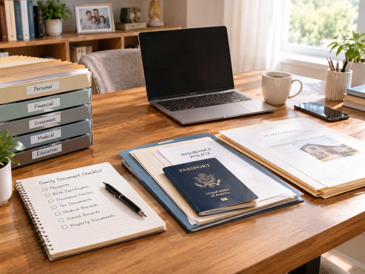 How to Organize Important Documents for the Whole Family
