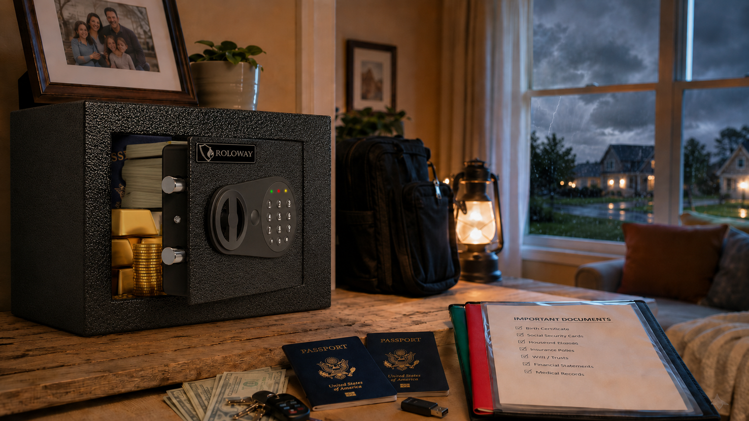 When the Power Goes Out: Why Every American Home Needs a “Grab-and-Go” Document Plan