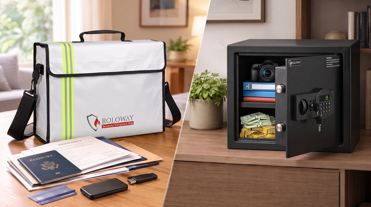 Fireproof Bag vs. Safe: Which Is Right for Your Important Documents?