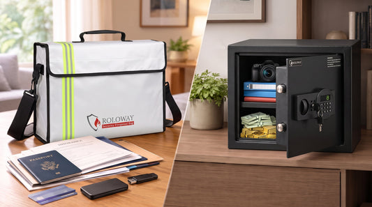 Fireproof Bag vs. Safe: Which Is Right for Your Important Documents?