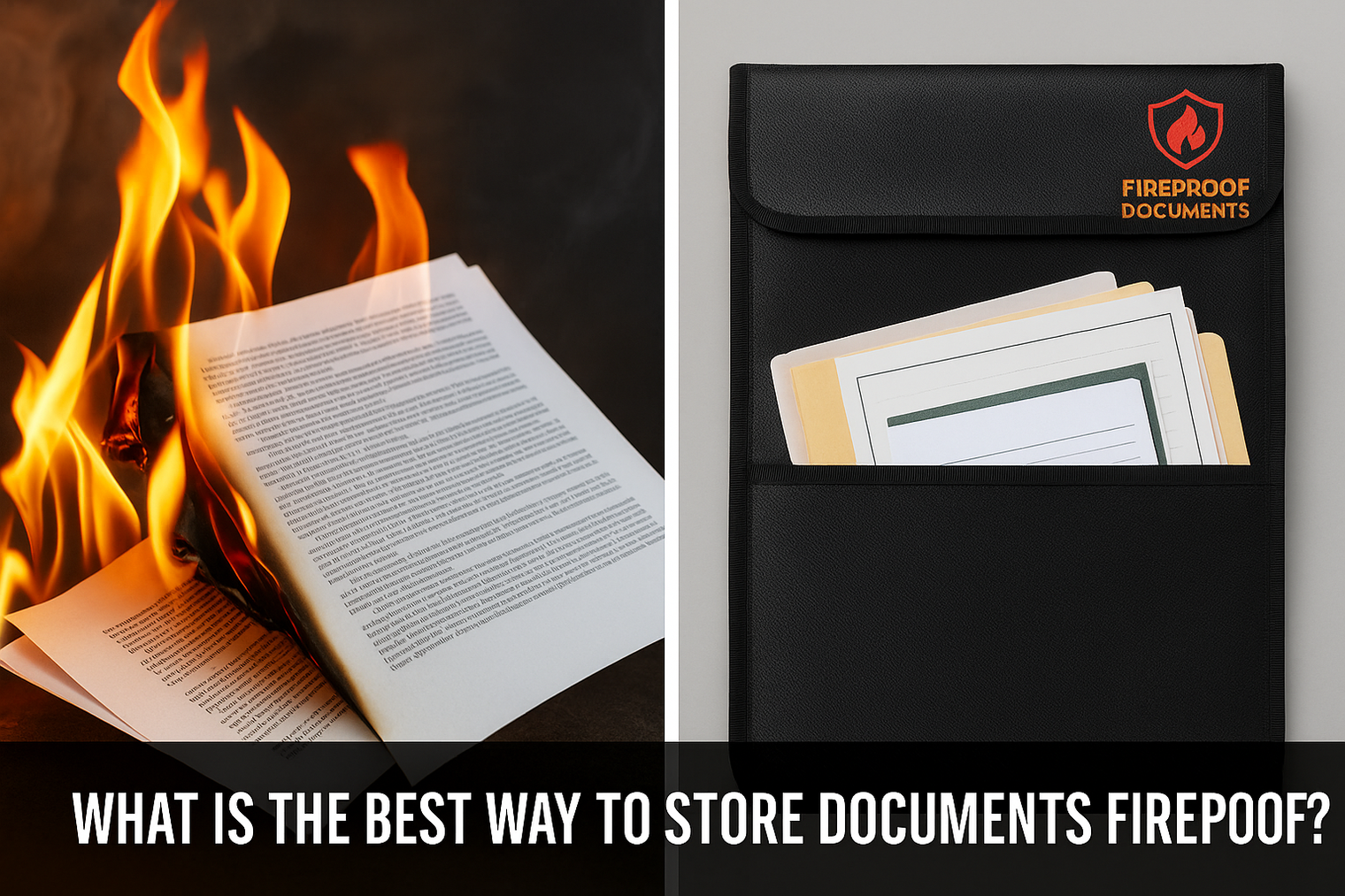 fireproof document bag