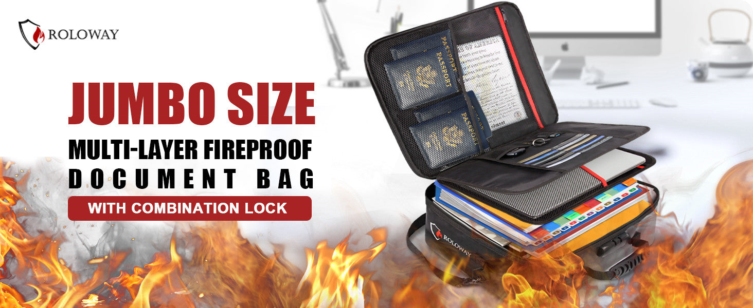 fireproof document bag