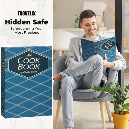 X-Large Hidden Book Safe with Fireproof Money Bag for Extra-Large Fireproof Book Safe with Concealed Money Bag3