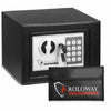 Safe Box | 0.2 Cubic Feet Black Keypad Lock | Roloway