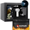 Safe Box | 0.23 Cubic Feet in multiple colors | Kofair