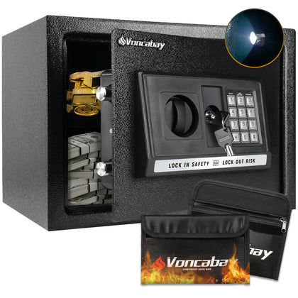 Safe Box | 0.8 Cubic Feet with EA Keypad | Voncabay