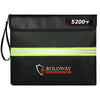 ROLOWAY Fireproof Document Bag (14 x 11 inch) with 5200°F Upgraded Aluminum Foil Layer(Sliver)