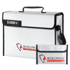ROLOWAY JUMBO Fireproof Bag 5200°F Heat Insulated(Sliver)