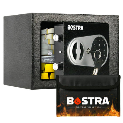 Safe Box | 0.23 Cubic Feet with 9070 Keypad | Bostra