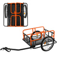Charger l'image dans la visionneuse de la galerie, Foldable bicycle cargo trailer | Black & Orange | Sekamtools
