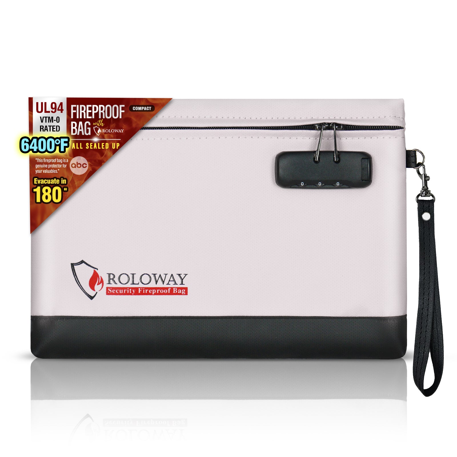 Newly ALL SEALED UP Fireproof Clutch 6400℉ AL | Black | M