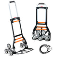 Charger l'image dans la visionneuse de la galerie, Foldable 6-wheel Stair Climbing Dolly | Black & Orange | Sekamtools
