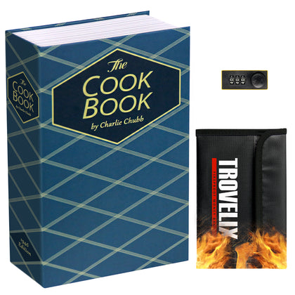 Hidden Book Safe with Fireproof Money Bag for secure storage3