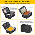 Charger l'image dans la visionneuse de la galerie, Bundle-ROLOWAY SAFE Grand coffre-fort avec 2 sacs d'argent ignifuges et sac de rangement de fichiers ignifuge noir (17 x 11,8 x 5 pouces) avec serrure
