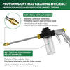 Expandable Garden Hose | 10-Mode High-Pressure Nozzle | Green