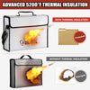 ROLOWAY JUMBO Fireproof Bag 5200°F Heat Insulated(Sliver)