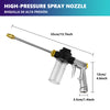 Expandable Garden Hose | 10-Mode High-Pressure Nozzle | Gray