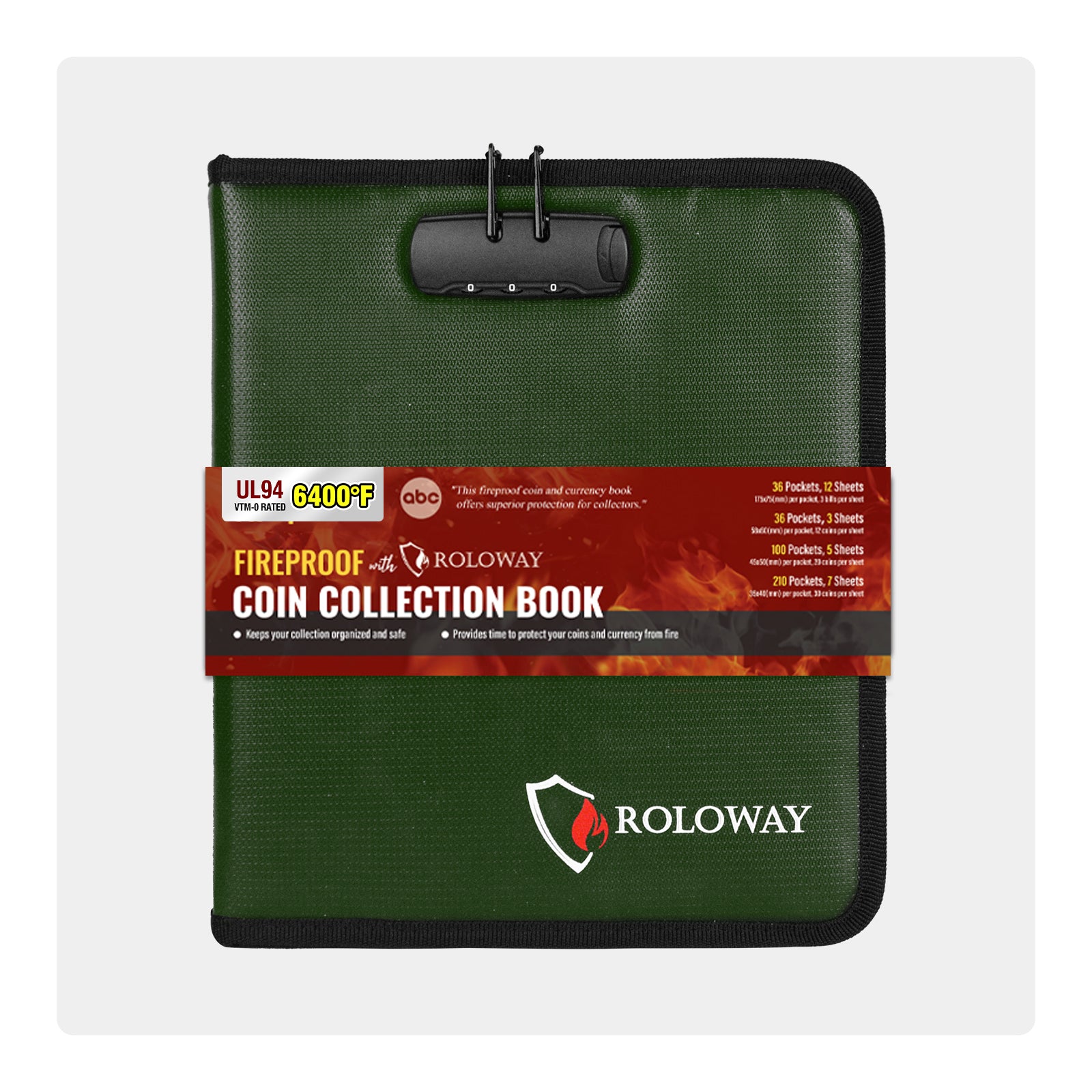 Coin Collection Book 6400°F AL