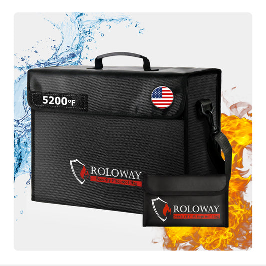 Fireproof Bag 5200°F AL | Black | XL