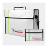 Fireproof bag | Large 15 x 12 x 5 inch Silver with Reflective Strip | Roloway