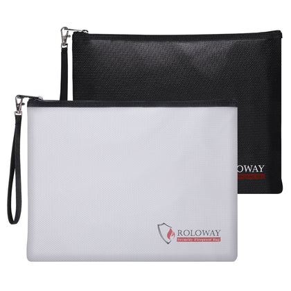 ROLOWAY Fireproof Document Bag (13.4 x 9.8 inches)